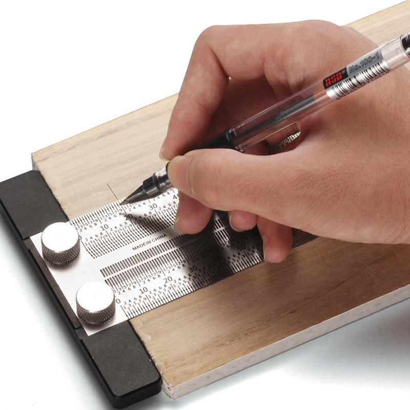 Woodworking Hobbies - 스테인리스 스틸 고정밀 T형 홀 자,