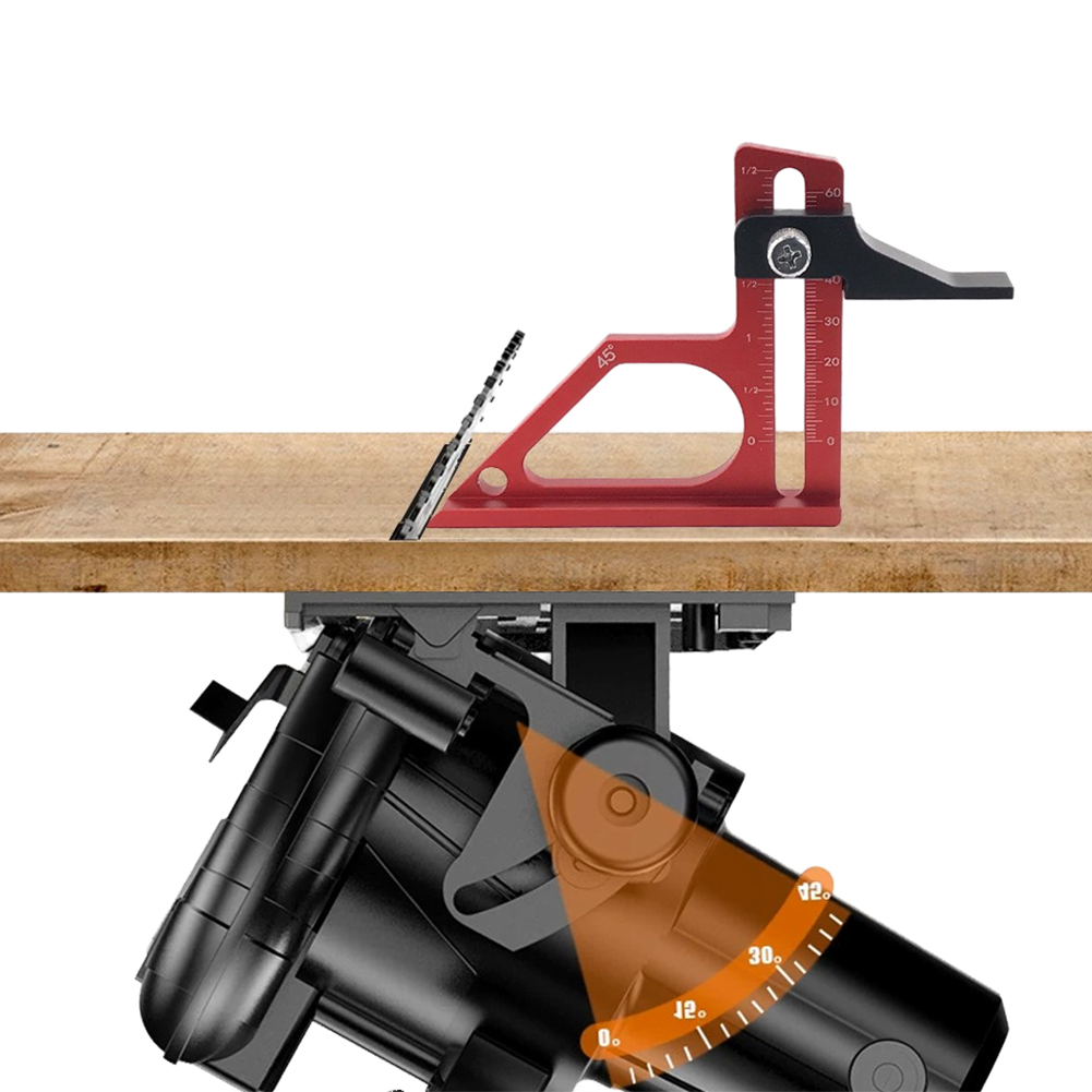 Woodworking Gauge - 테이블쏘 깊이 측정기 내마모성 금속 높이