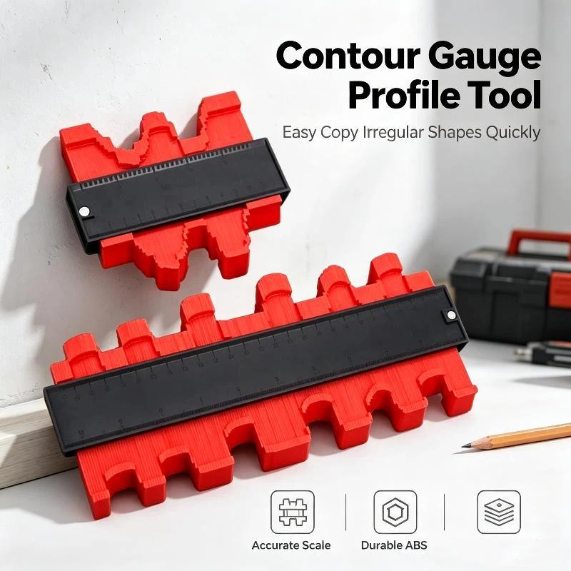 Woodworking Gauge - 프로파일 윤곽 게이지 무독성 ABS 소재