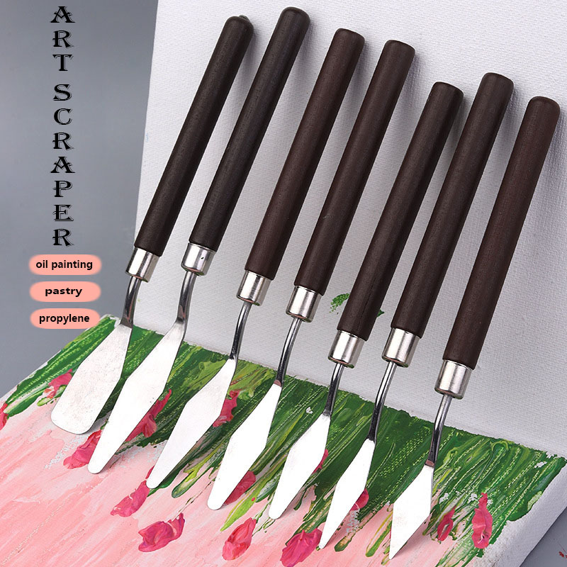Drawknife Blade - 스테인레스 스틸 유화 칼, 아티스트 주걱,