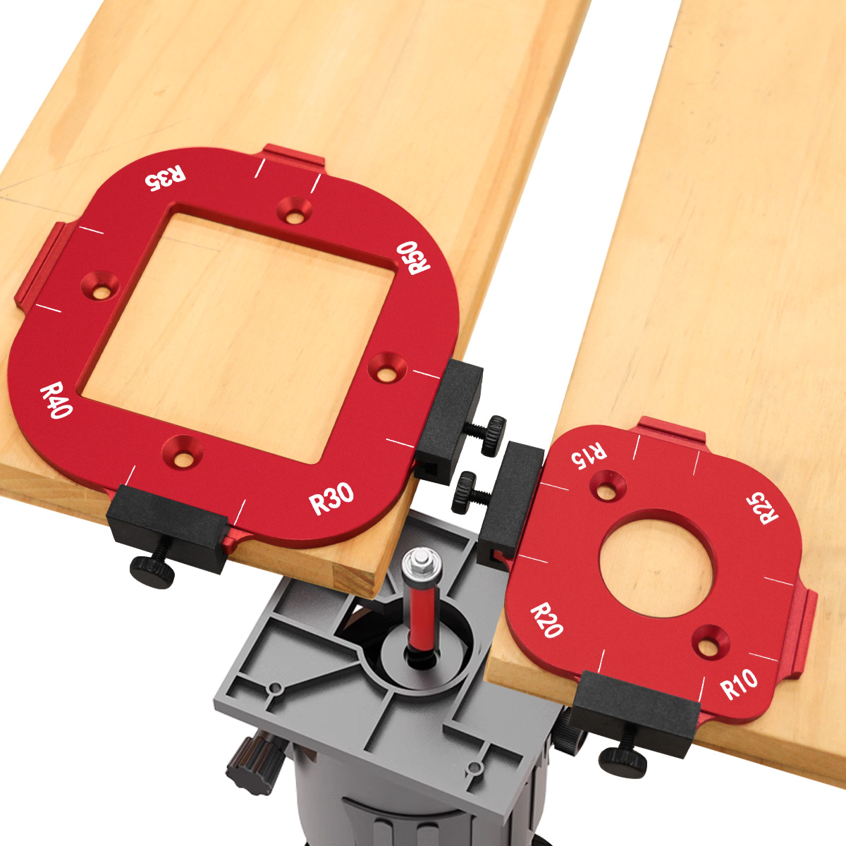 Woodworking Router Templates - 4 in 1 라우터 코너 라디우스