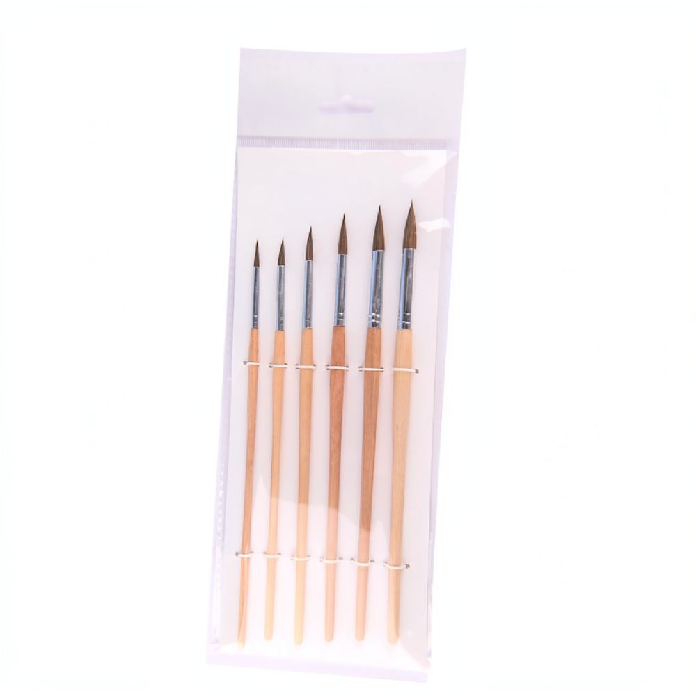 고급 늑대 털 붓 세트, 천연 나무 손잡이, 수채화,  - Woodworking Hobby Kits 리뷰 및 가격