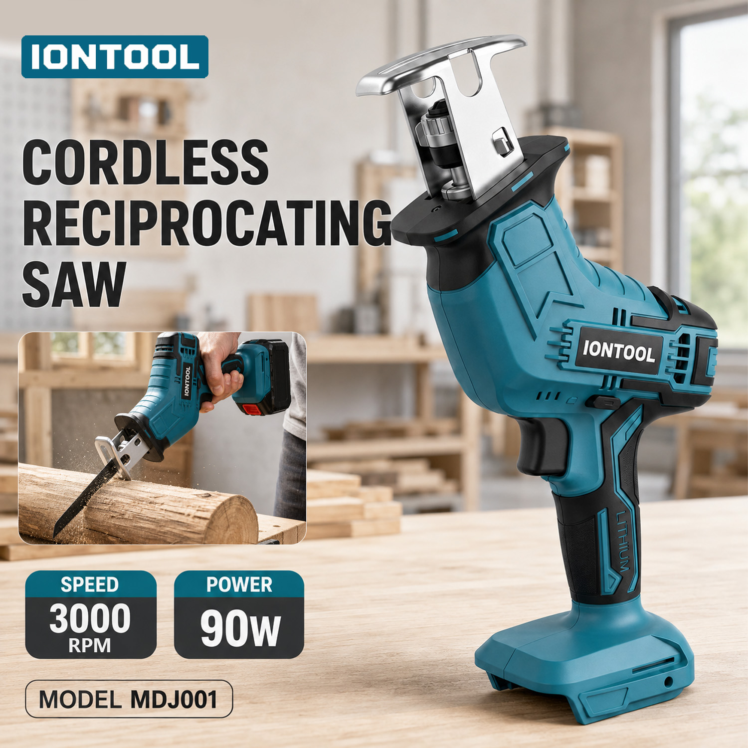 IONTOOL 18V 90W 3000SPM 초경량 휴대 - Lumber Woodworking 리뷰 및 가격