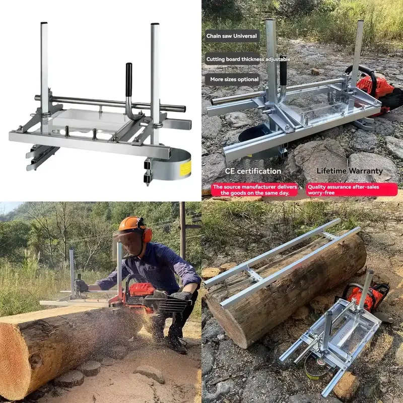 2026 최신형 산업용 48인치 휴대용 체인톱 밀 수평 - Lumber Woodworking 리뷰 및 가격