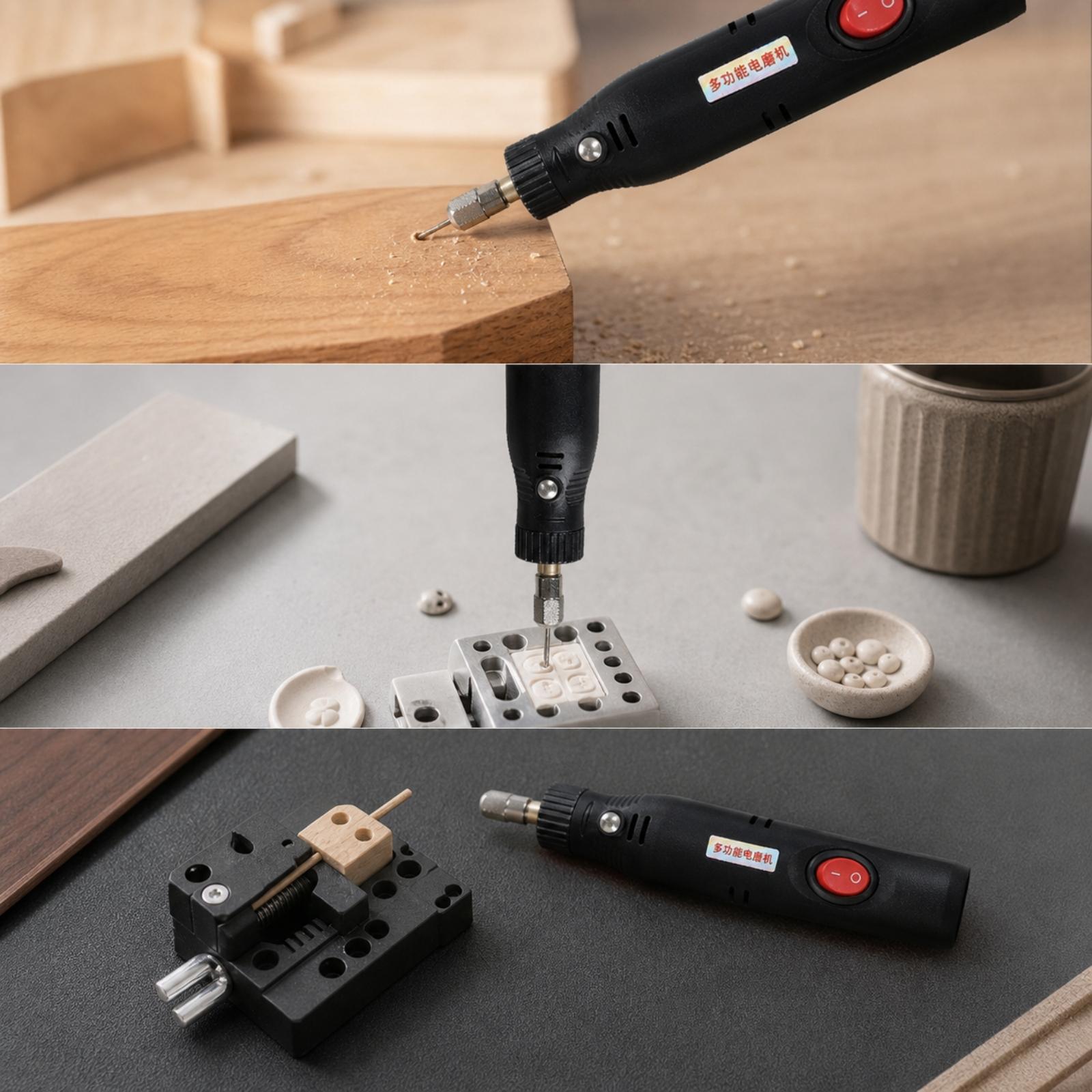 소형 전기 드릴 로터리 공구 키트 (벤치 바이스 포함) - Woodworking Hobby Kits 리뷰 및 가격