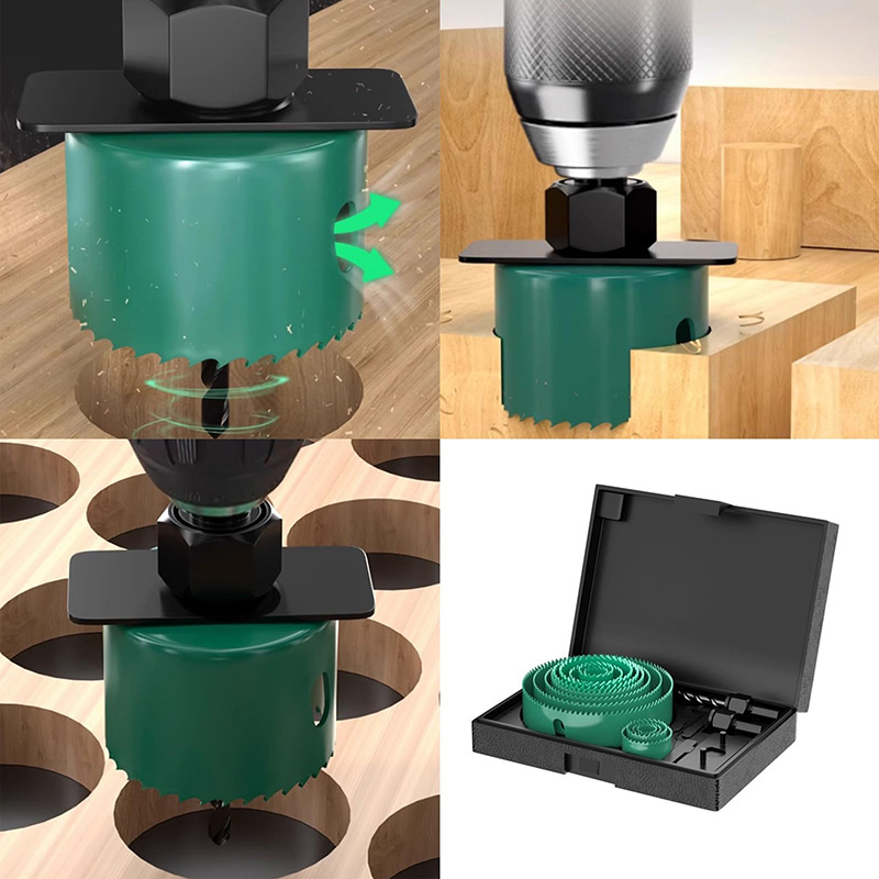 19/8/5PCS 19-127mm 홀쏘 커팅 세트, 목 - Woodworking Kits 리뷰 및 가격