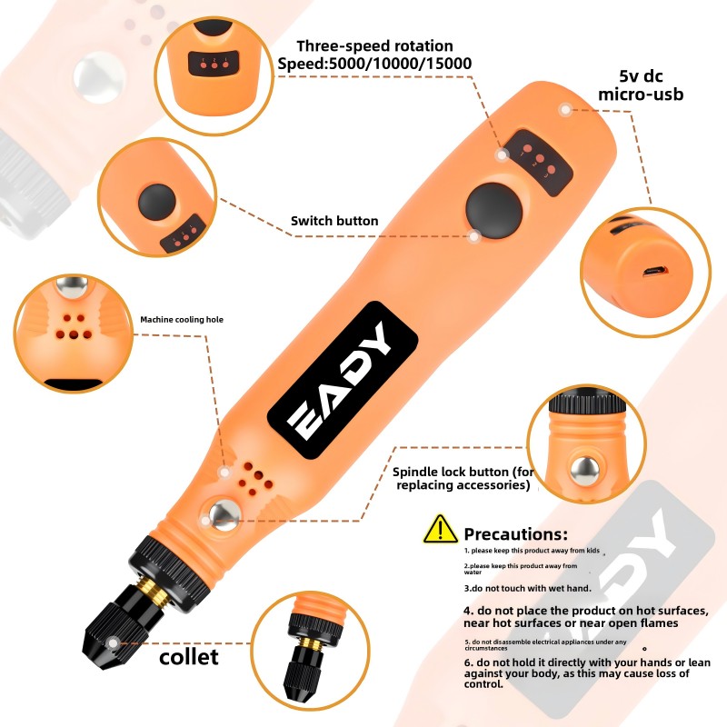 USB 무선 로터리 공구 키트 – 금속 연마, 모형 제 - Woodworking Kits 리뷰 및 가격