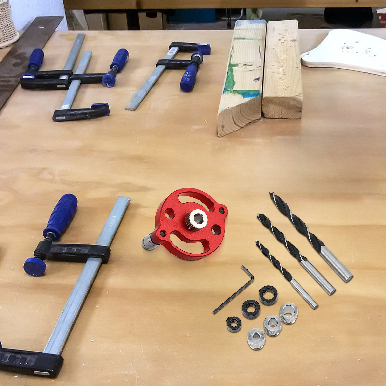 1세트 알루미늄 합금 목공용 정밀 드릴링 지그 키트,  - Woodworking Kits 리뷰 및 가격