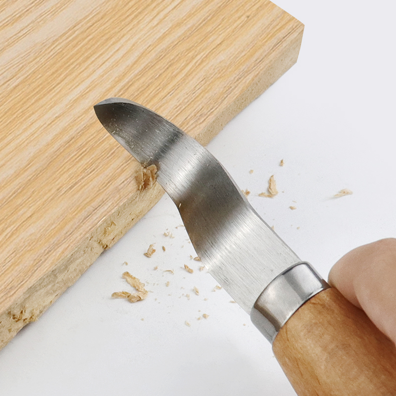 스테인리스 철 조각 칼 너도밤나무 손잡이 곡선형 직선형 - Woodworking Kits 리뷰 및 가격