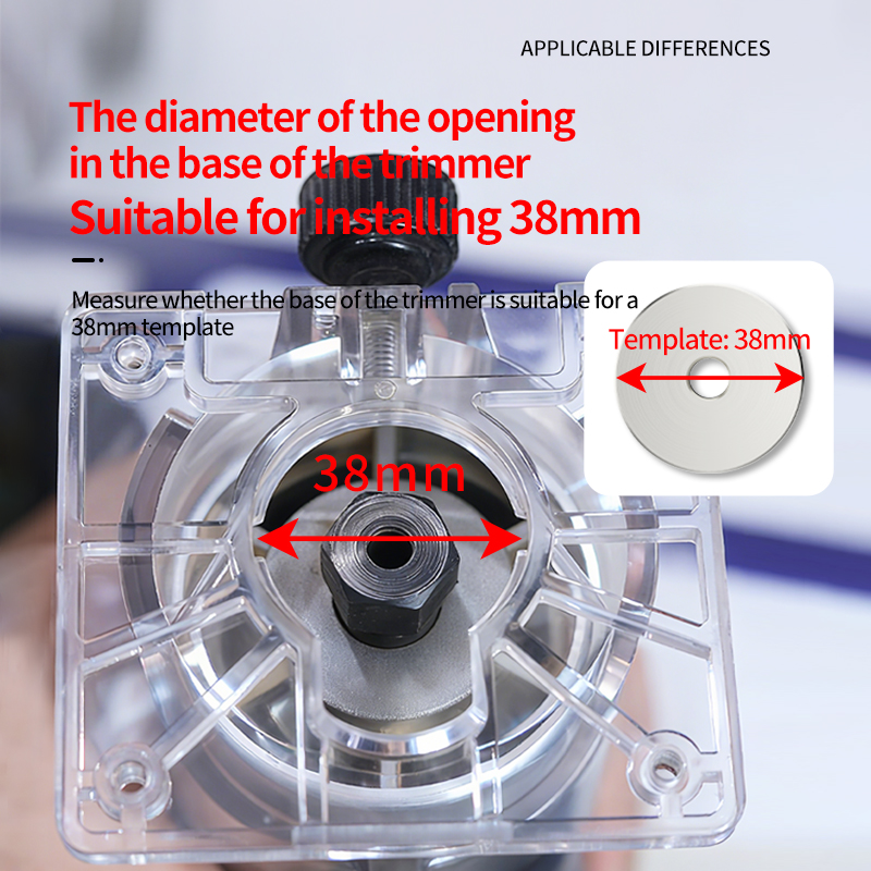 1PCS 트리머 샘플 가이드 플레이트 부싱 8-32mm - Woodworking Router Templates 리뷰 및 가격
