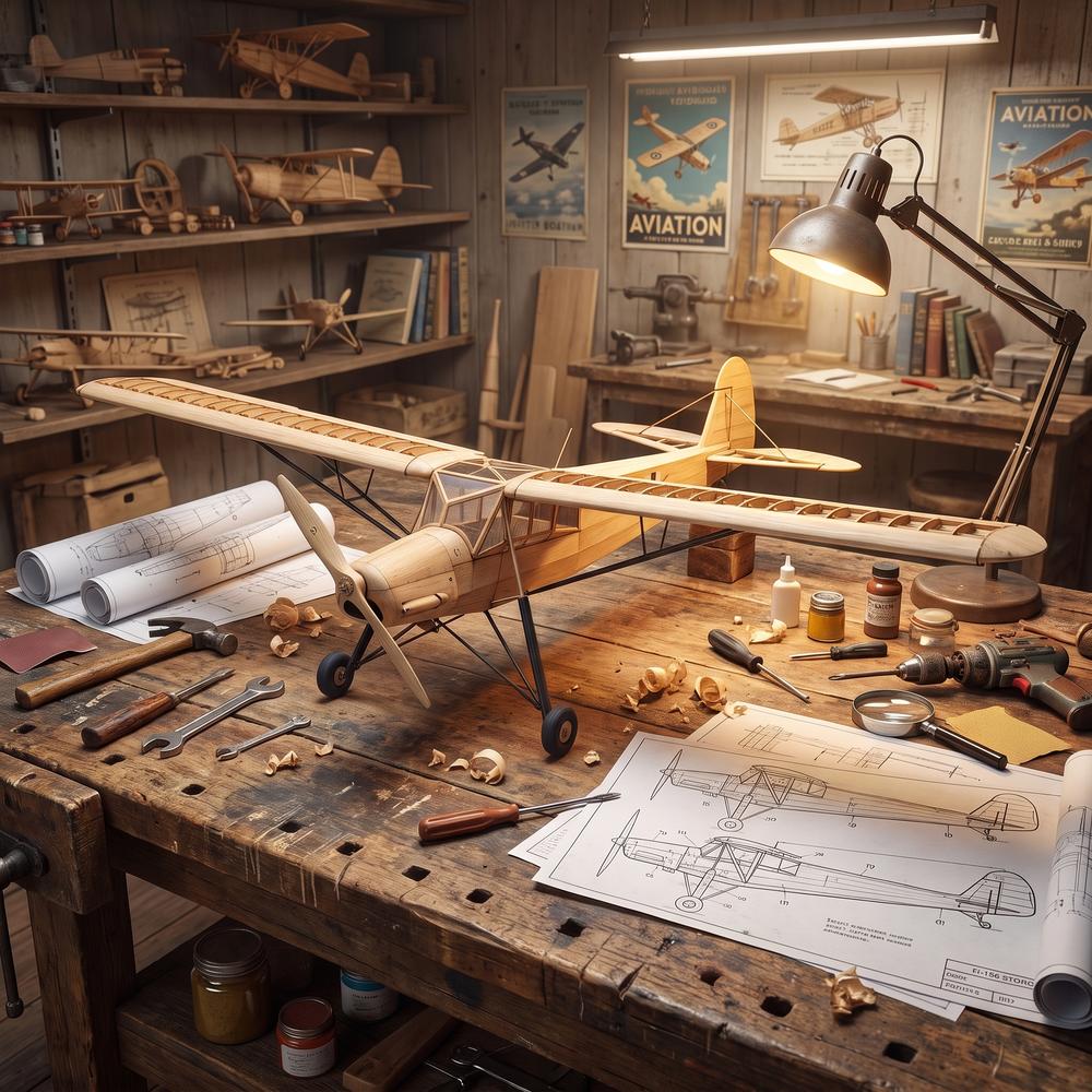 FI-156 500mm 빈티지 발사나무 모형 키트 레이 - Woodworking Jobs 리뷰 및 가격