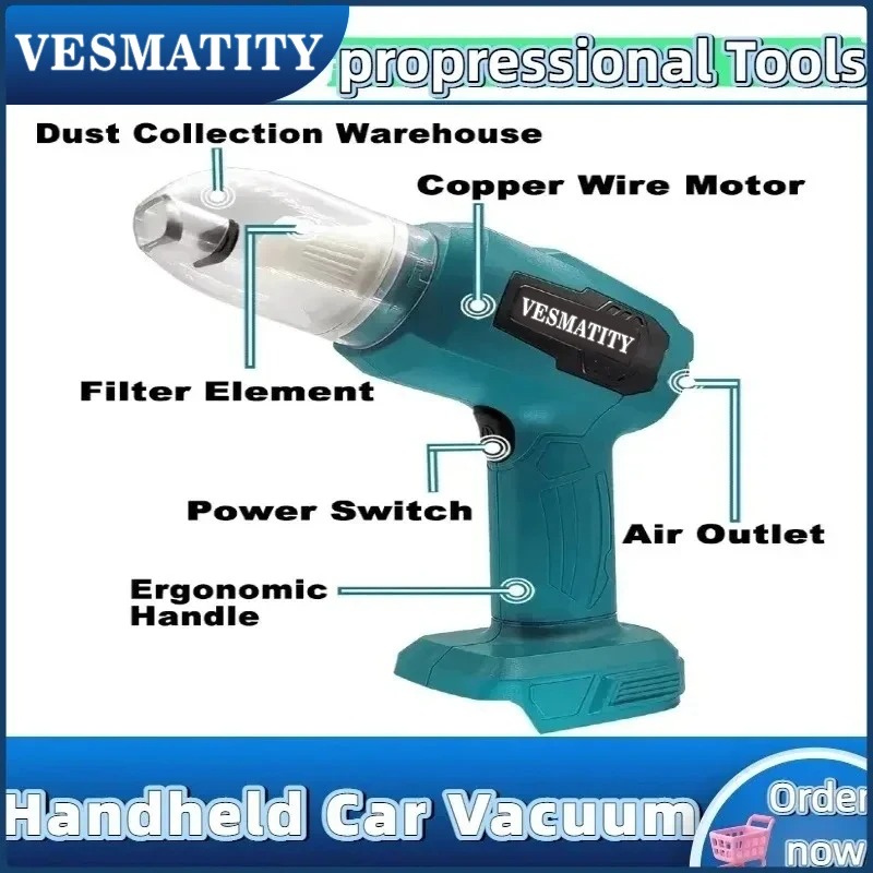 다기능 무선 핸드헬드 미니 진공청소기, 충전식 먼지 수 - Woodworking Vacuum Press 리뷰 및 가격