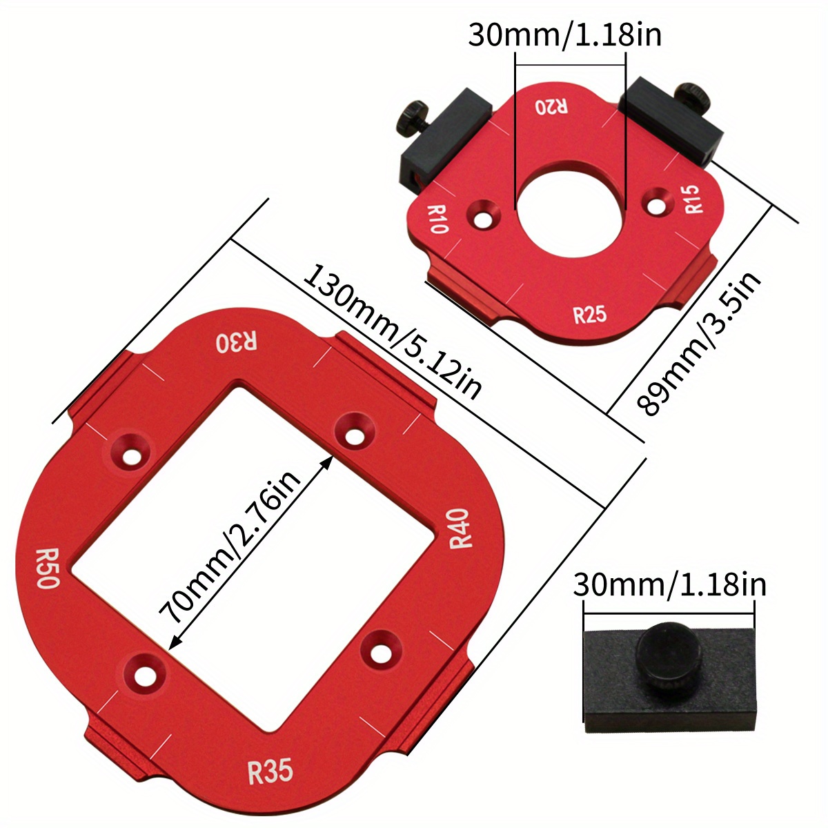 목공 라우터 코너 라디우스 템플릿, 4-in-1 아크  - Woodworking Router Templates 리뷰 및 가격