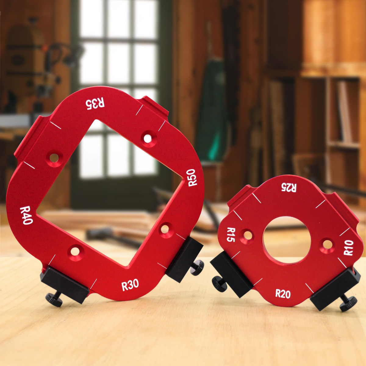 4 in 1 라우터 코너 라디우스 템플릿, 목공 코너  - Woodworking Router Templates 리뷰 및 가격