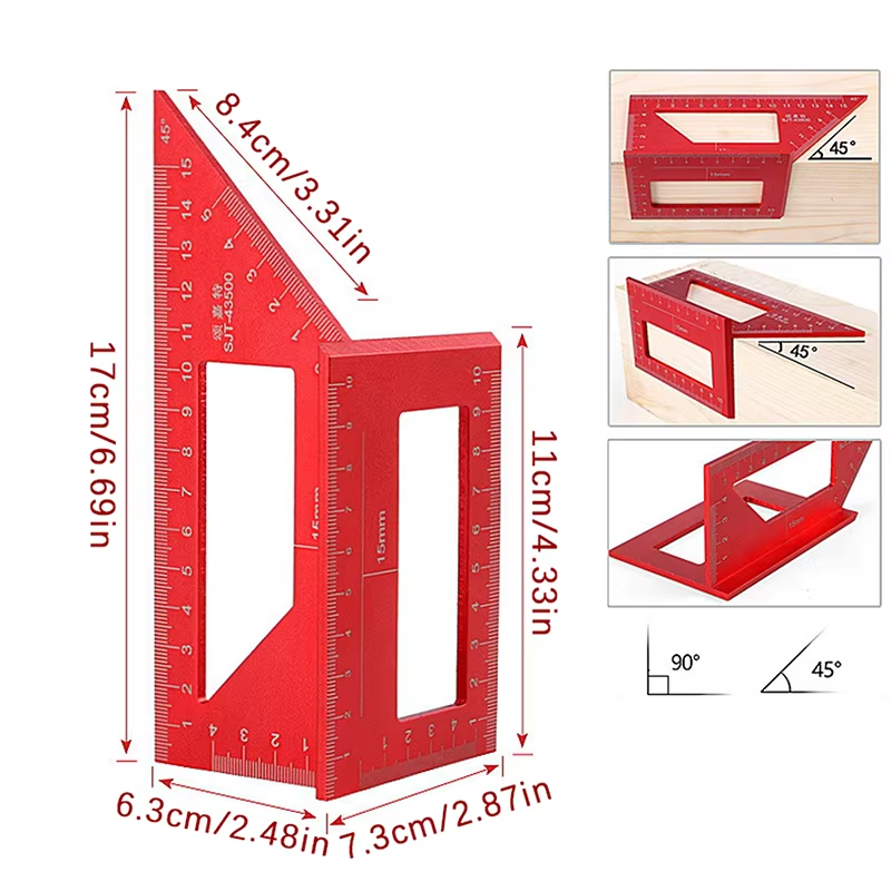 YYM 다기능 T자형 목공용 자, 45도 및 90도 각 - Woodworking Gauge 리뷰 및 가격