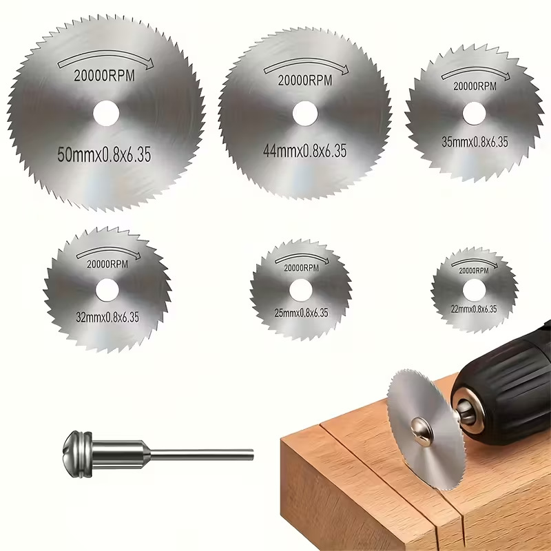 1 세트 미니 원형 톱날, Hss 커팅 디스크 회전 드 - Woodworking Kits 리뷰 및 가격