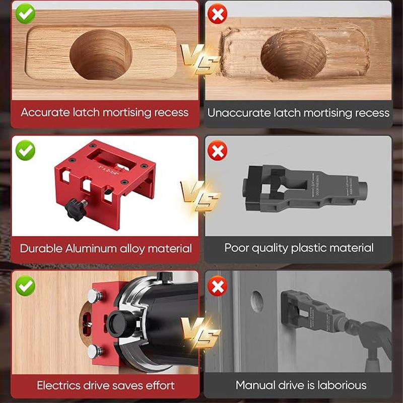 목재 문 설치용 알루미늄 합금 몰티스 템플릿 키트, 1 - Woodworking Router Templates 리뷰 및 가격